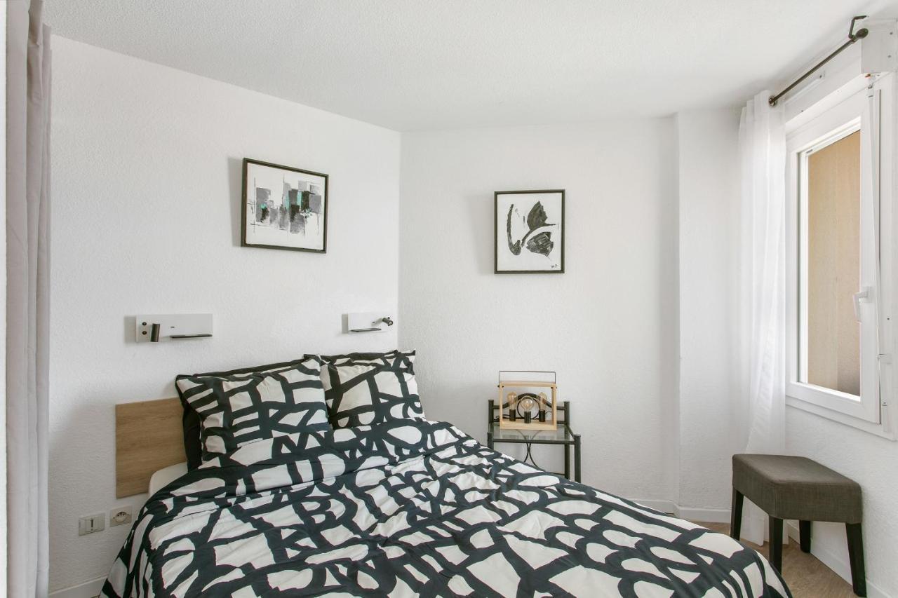 Appartement T3 Terrasse Vue Sur Mer, Piscine, Parking, Wifi Et Clim Sete Exterior photo