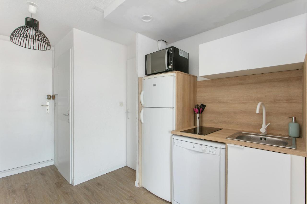 Appartement T3 Terrasse Vue Sur Mer, Piscine, Parking, Wifi Et Clim Sete Exterior photo